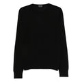 Silk Long Sleeve Crew Neck Sweater