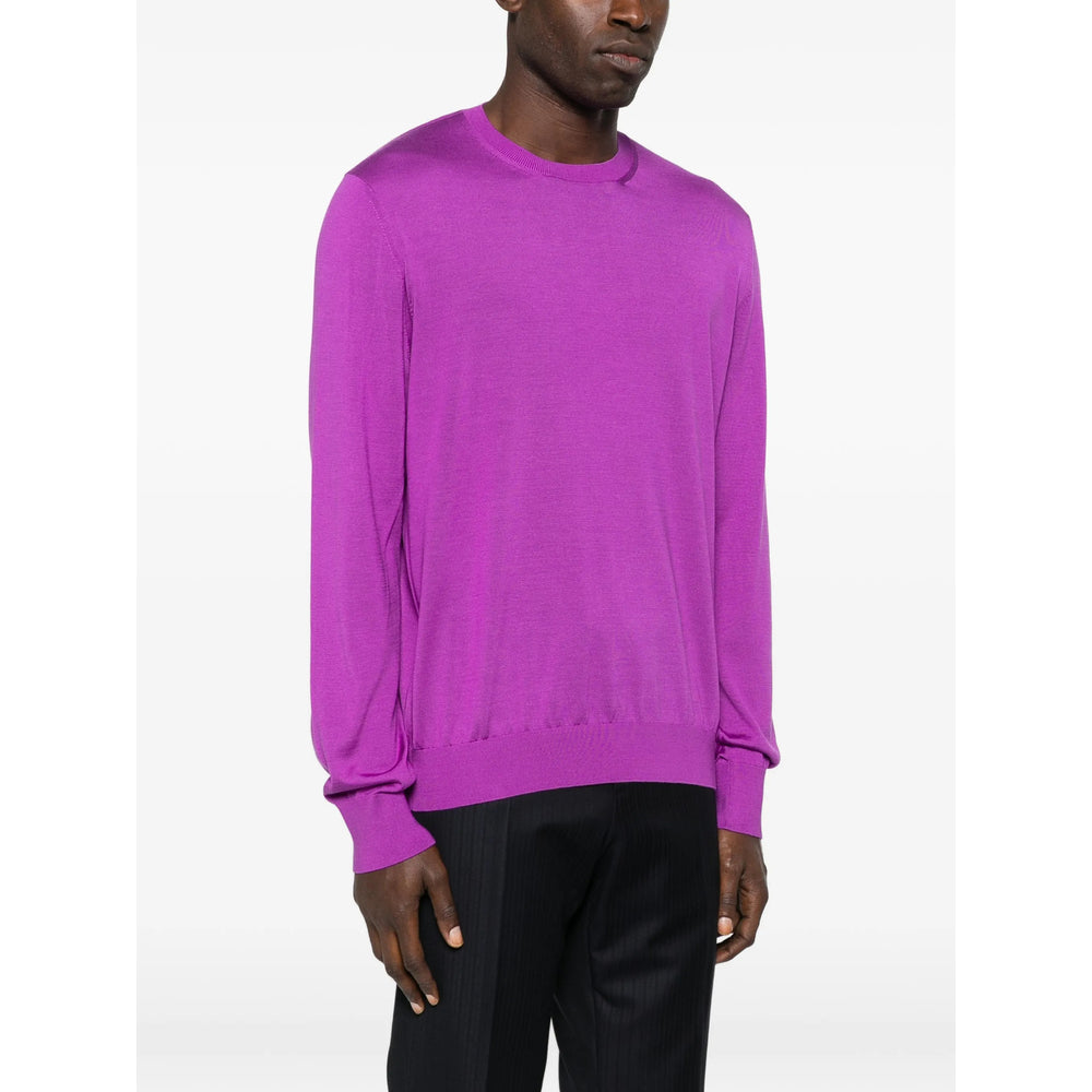 Soft Silk Crew Neck Sweater