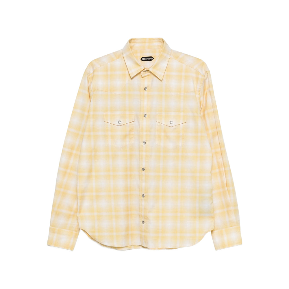 Cheerful Yellow Checked Shirt