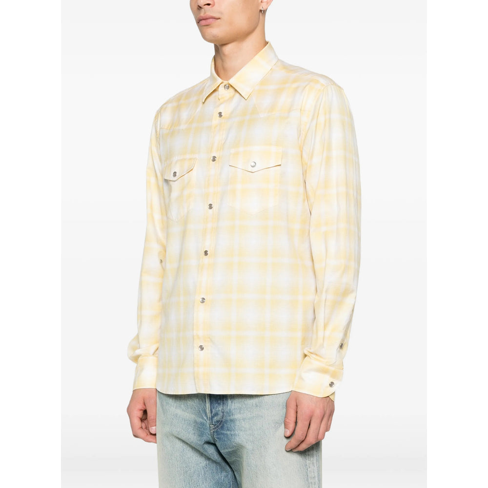 Cheerful Yellow Checked Shirt