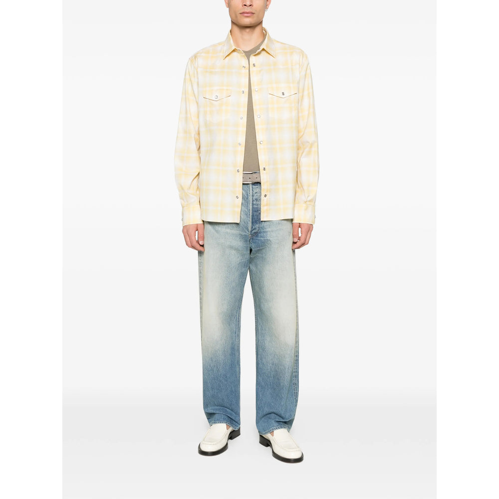 Cheerful Yellow Checked Shirt