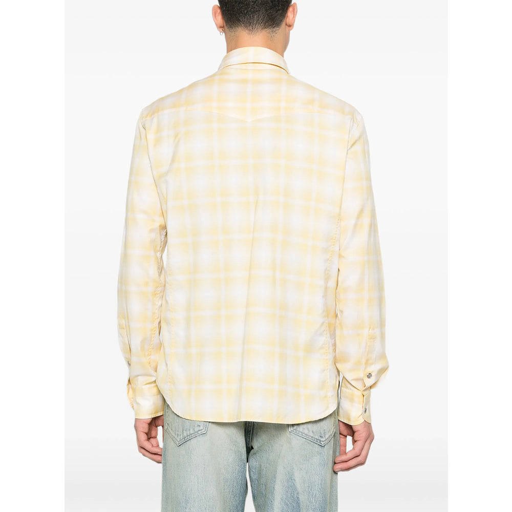 Cheerful Yellow Checked Shirt