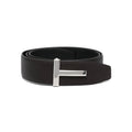 Black Brown Calf Leather Wrap Strap