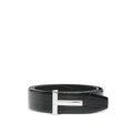 Silver Calf Leather Buckle Bag