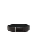 Dark Brown Leather Pin-buckle Belt