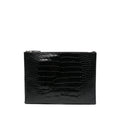 Calf Leather Zip Pouch