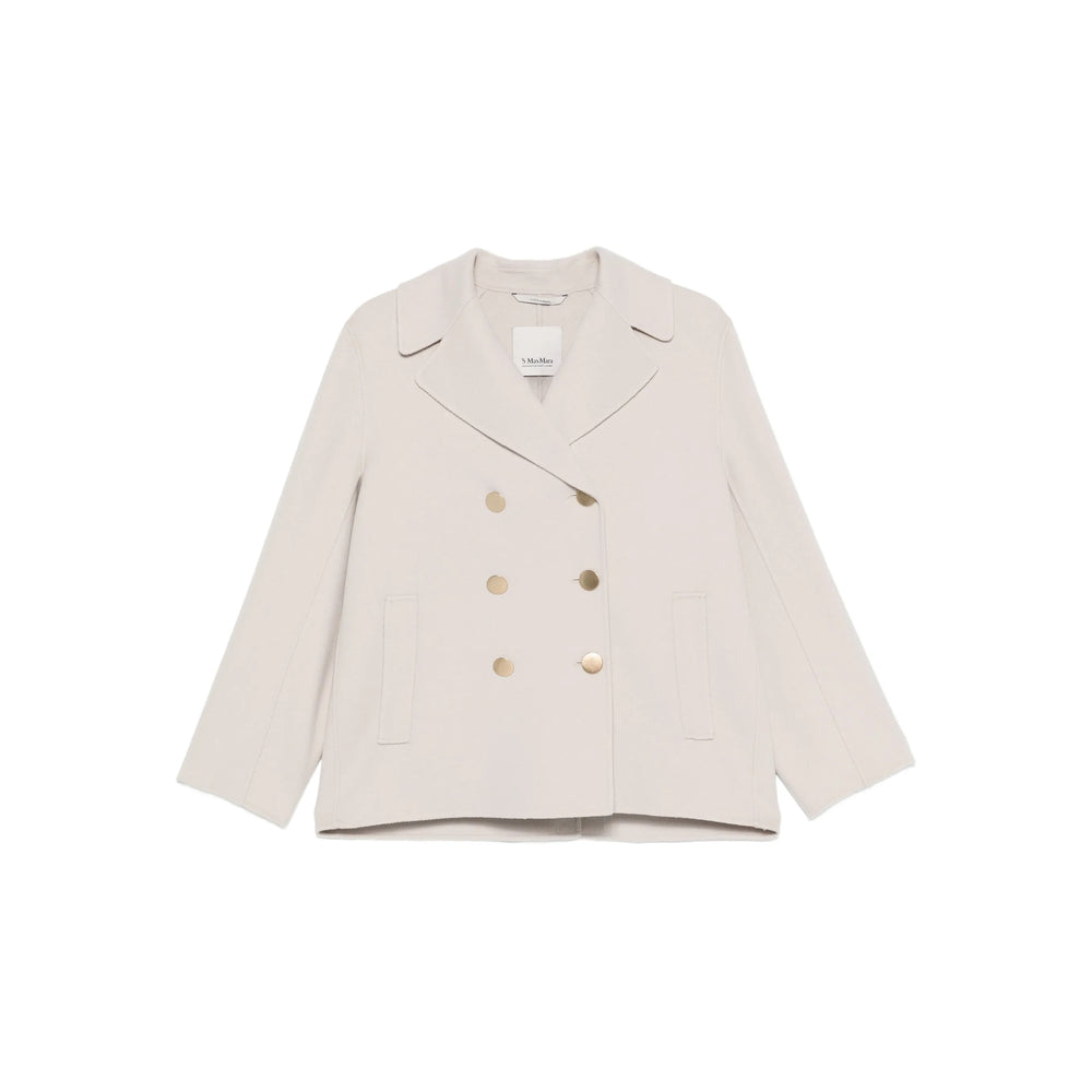 Virgin Wool Double-breasted Coat