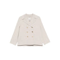 Virgin Wool Double-breasted Coat