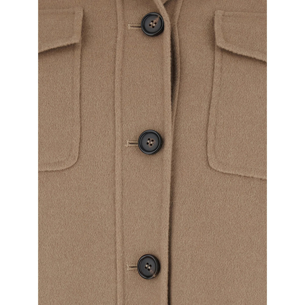 Beige Wool Point Jacket
