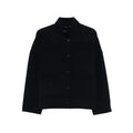 Dark Blue Wool Dress Shirt