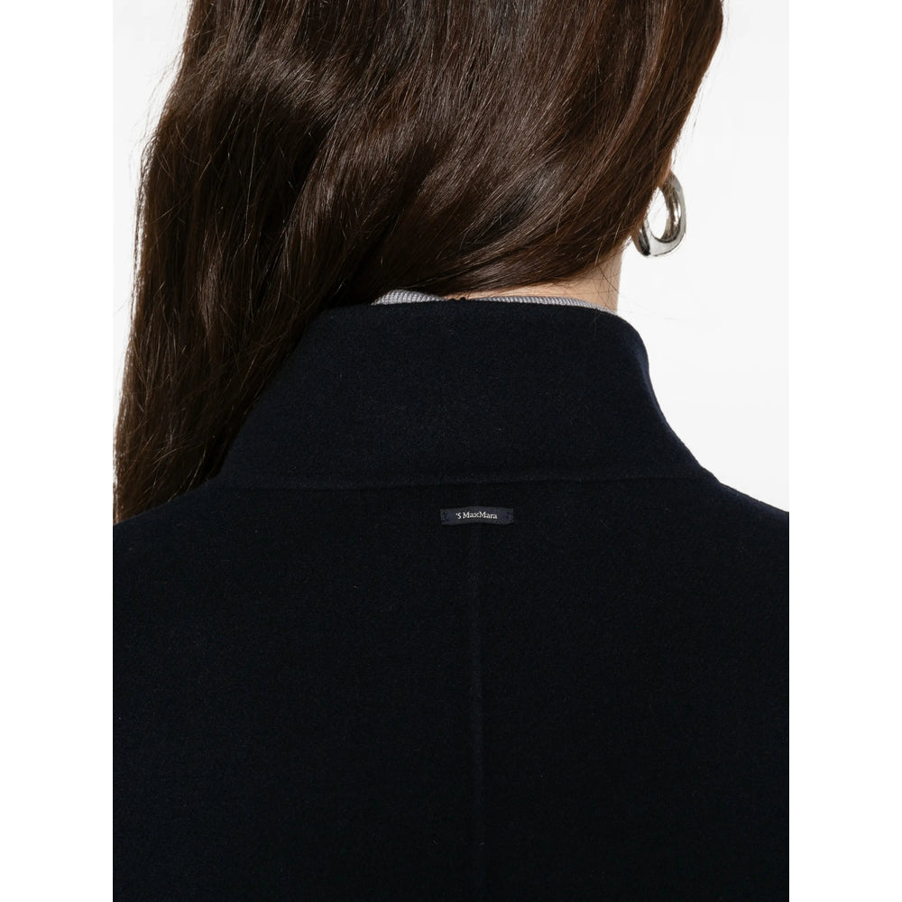 Dark Blue Wool Dress Shirt