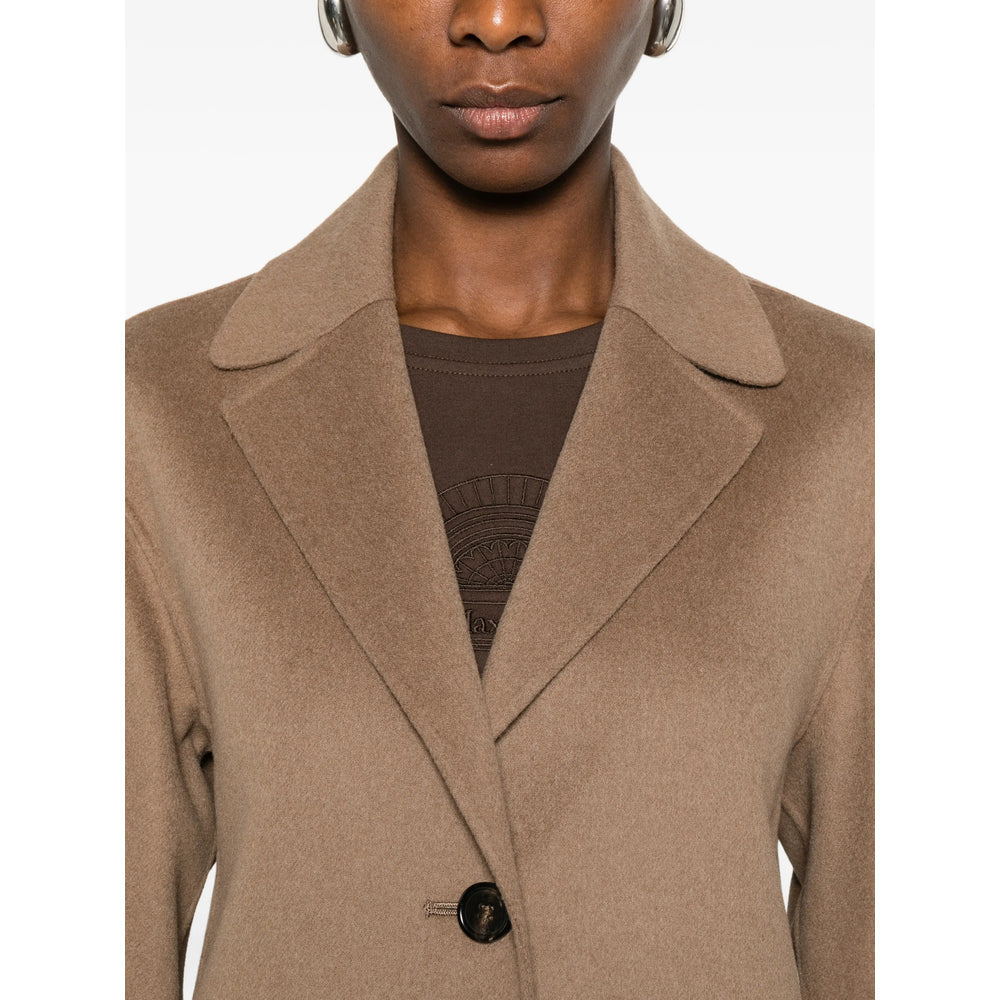 Wool Silk Button Front Shirt