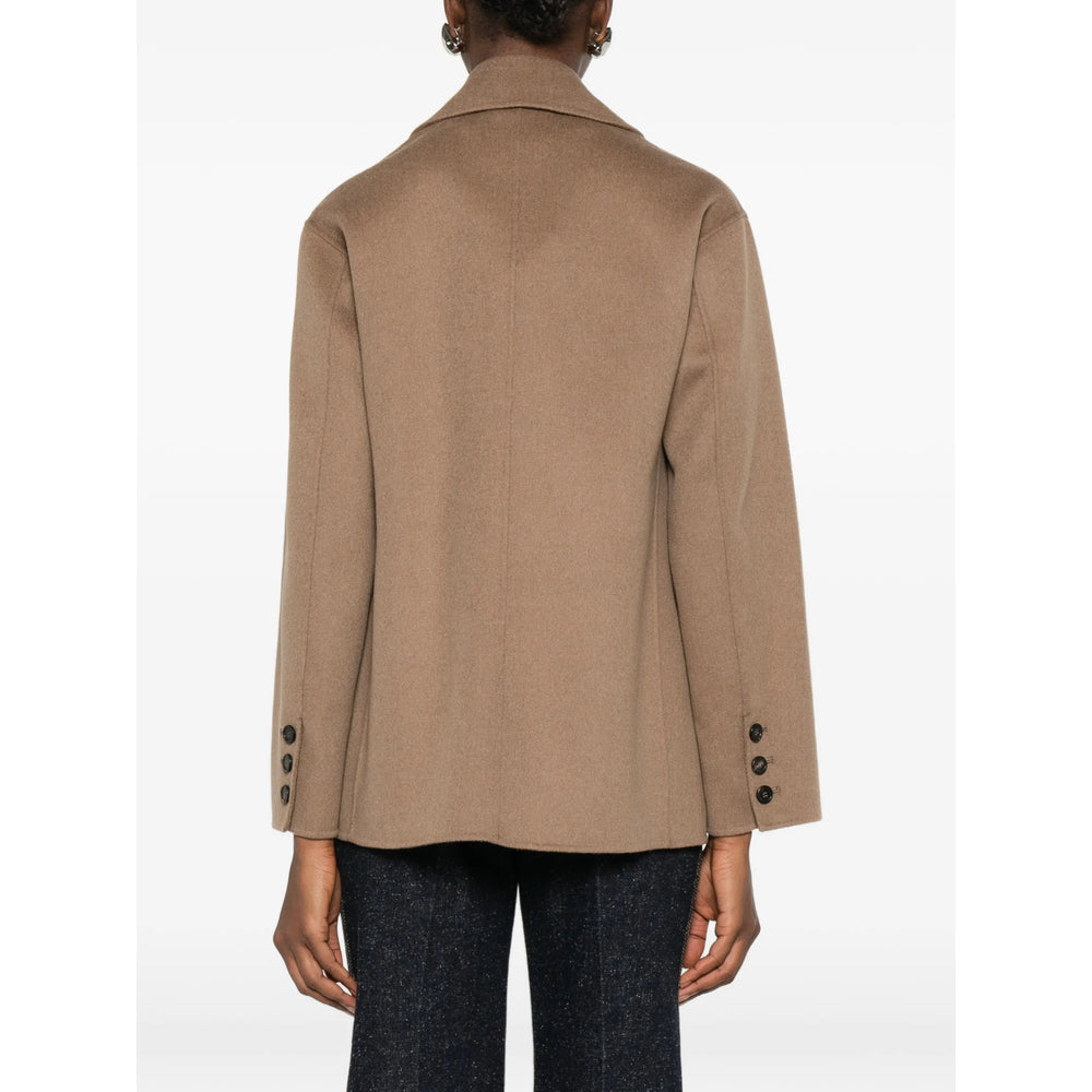 Wool Silk Button Front Shirt