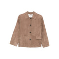 Silk Lined Lambskin Button Down