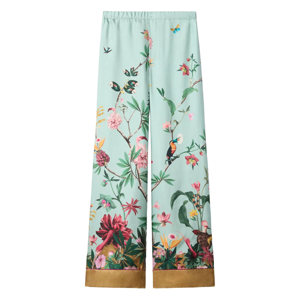 Silk Floral Waistband Dress