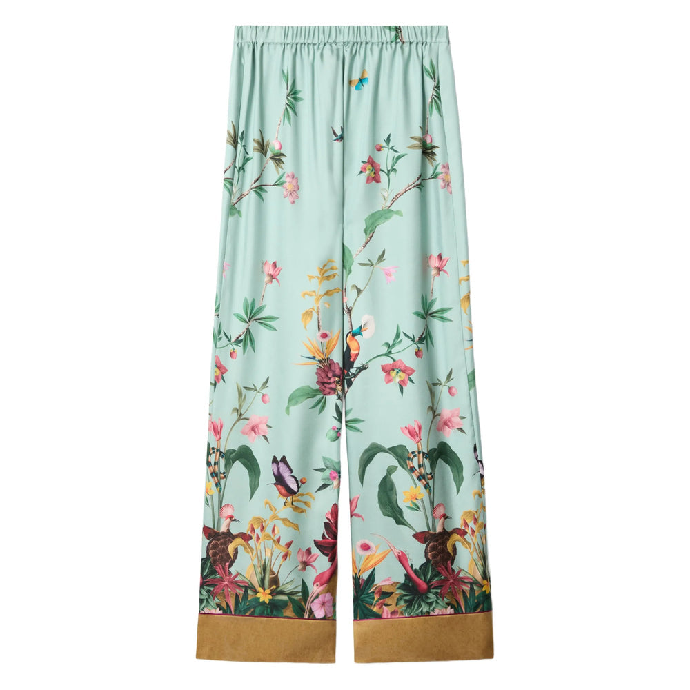 Silk Floral Waistband Dress