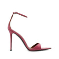 Silver Buckle Patent Stiletto