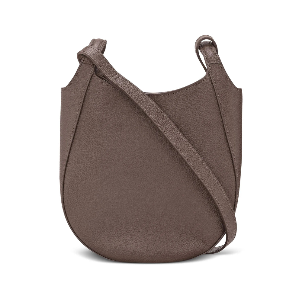 Taupe Leather Day Bag