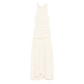 Off White Ruched Crop
