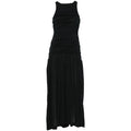 Sleek Black Sleeveless Zipper Top