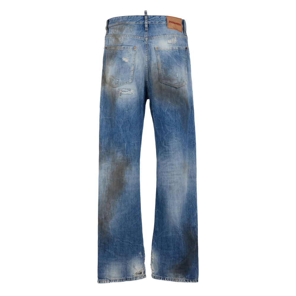Blue Denim Five-pocket Classic Belt