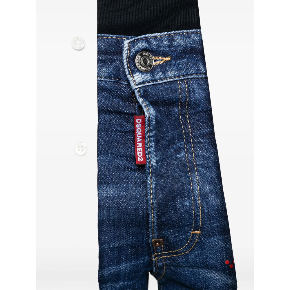 Distressed Denim Heritage Belt