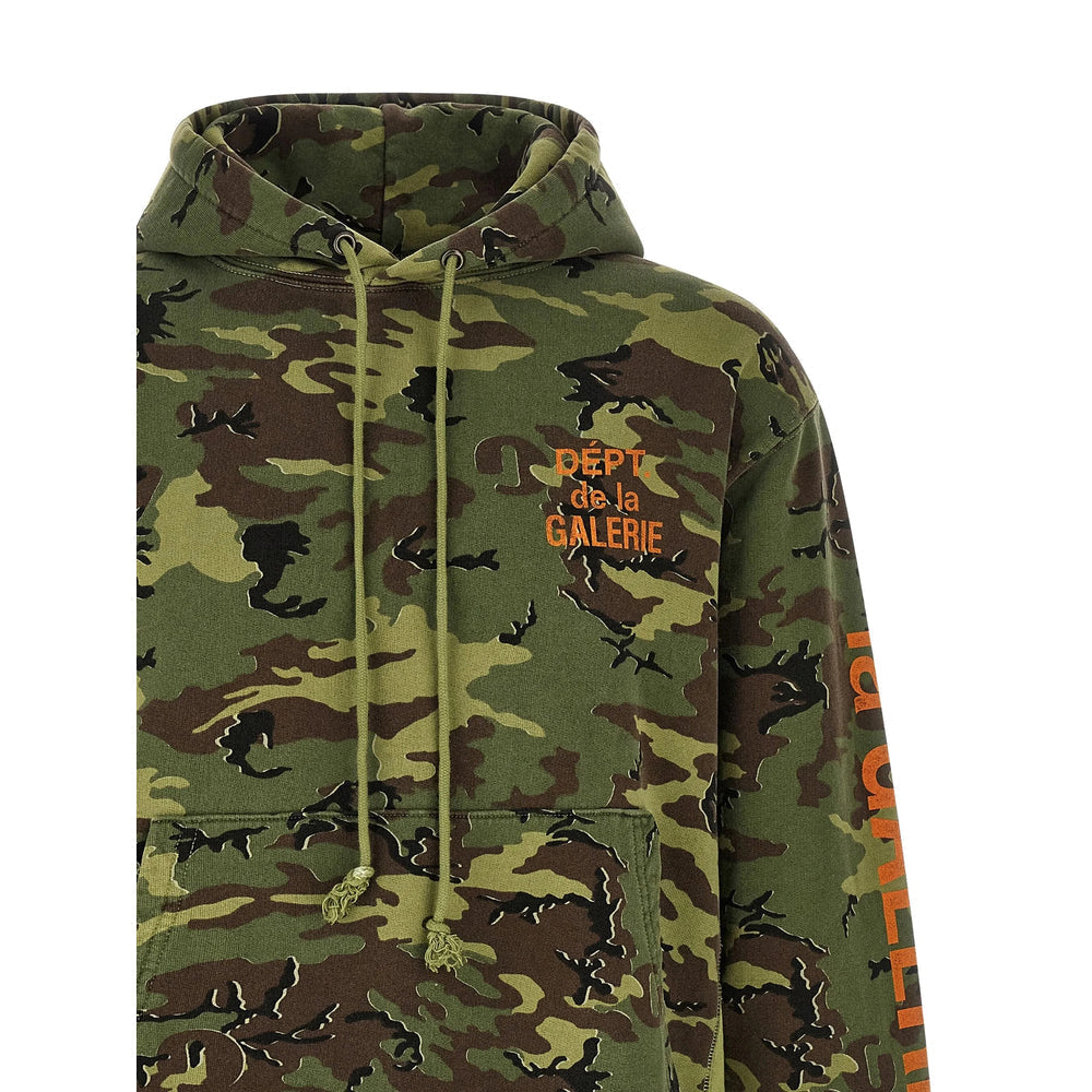 Green Camouflage Long Sleeve Crew Shirt