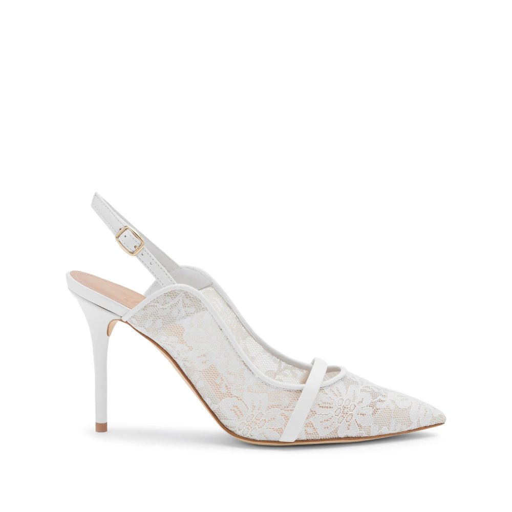 Crisp Lace Slingback