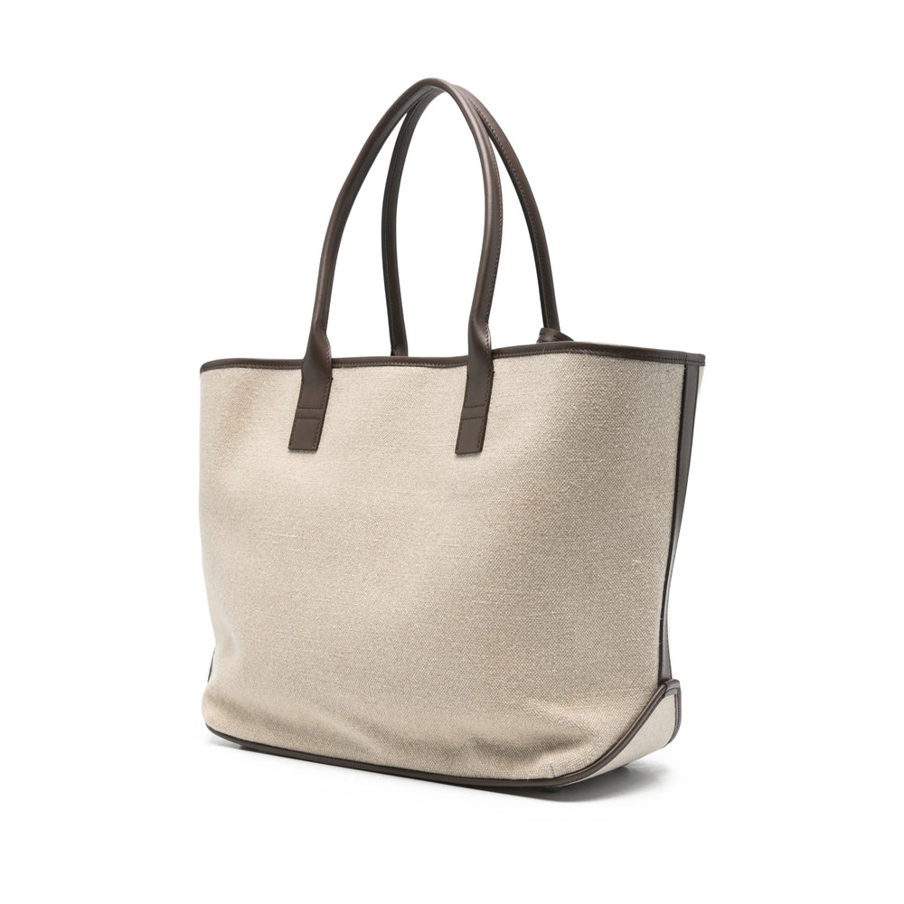 Beige Embossed Carry Bag