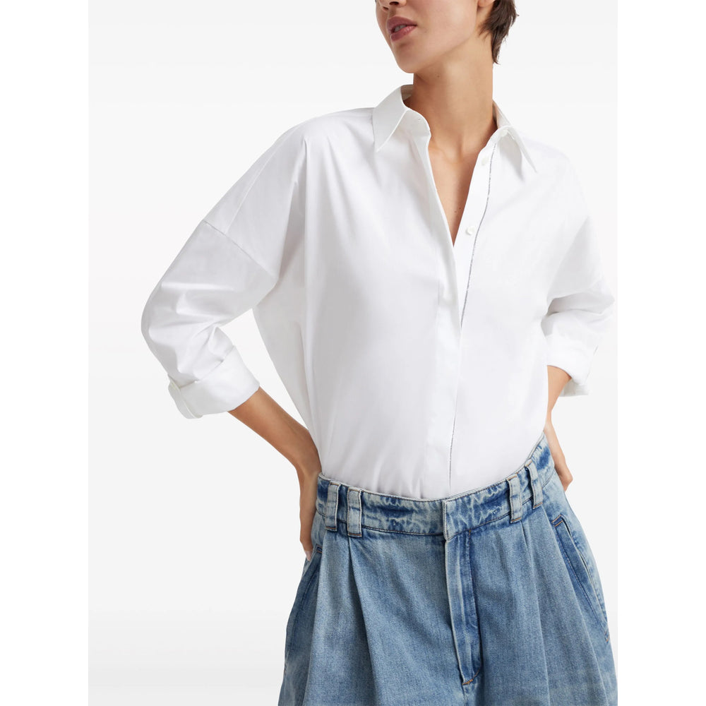 Soft Cotton Poplin Blend Shirt
