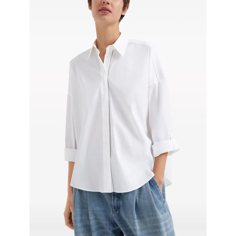 Soft Cotton Poplin Blend Shirt