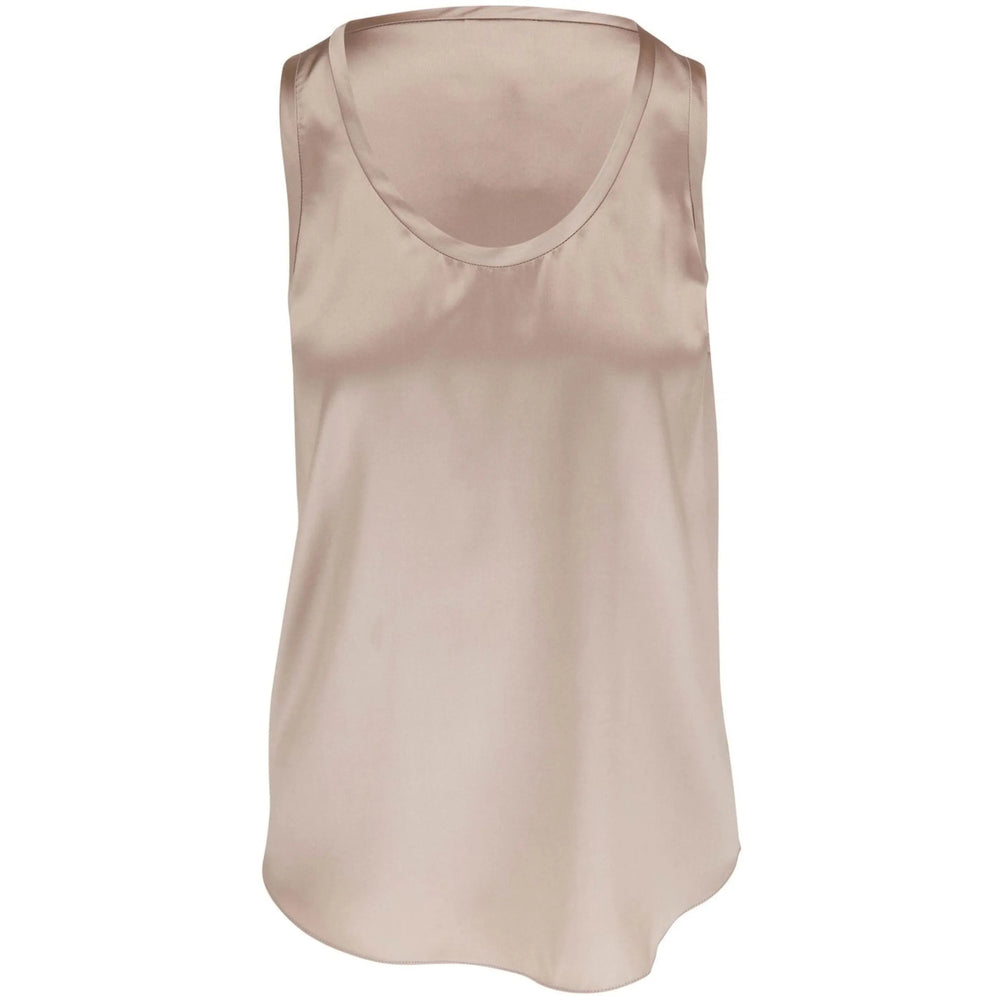 Soft Pink Silk Wrap Vest