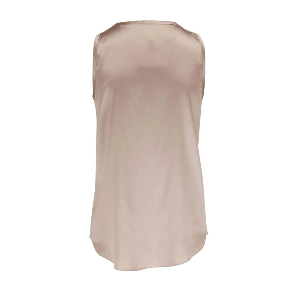 Soft Pink Silk Wrap Vest