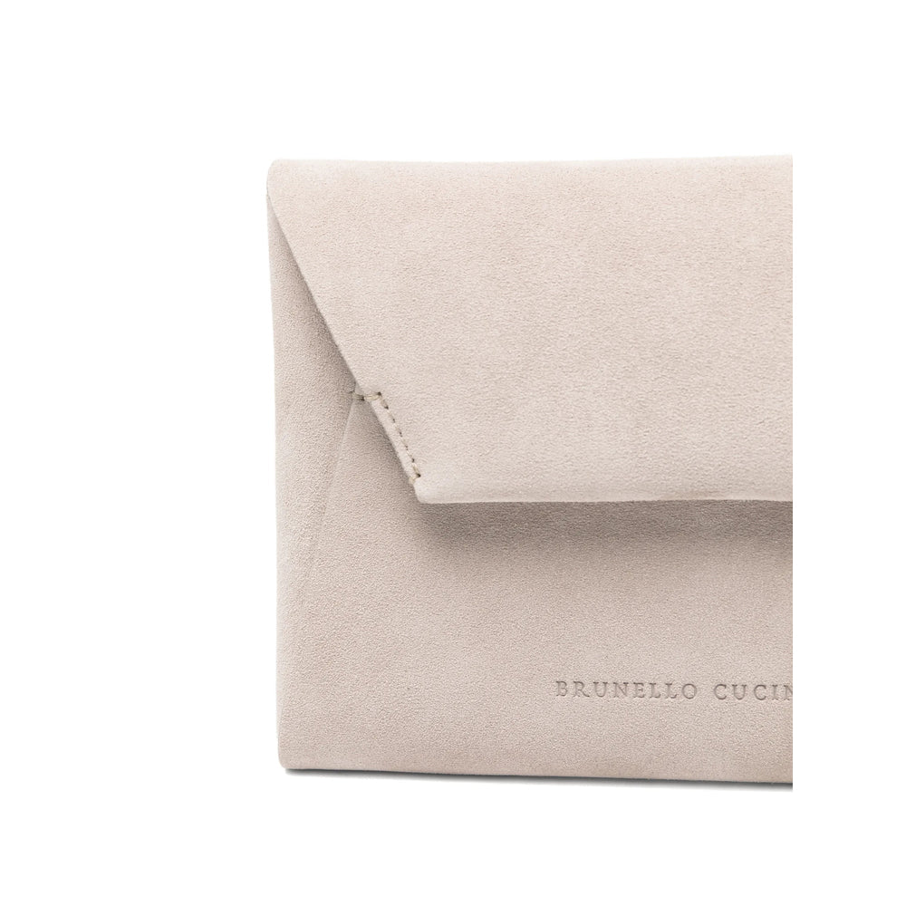 Grey Chain Suede Envelope