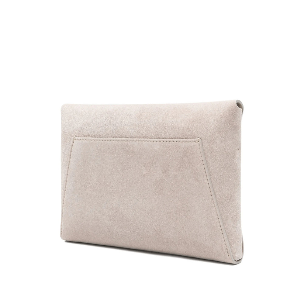 Grey Chain Suede Envelope