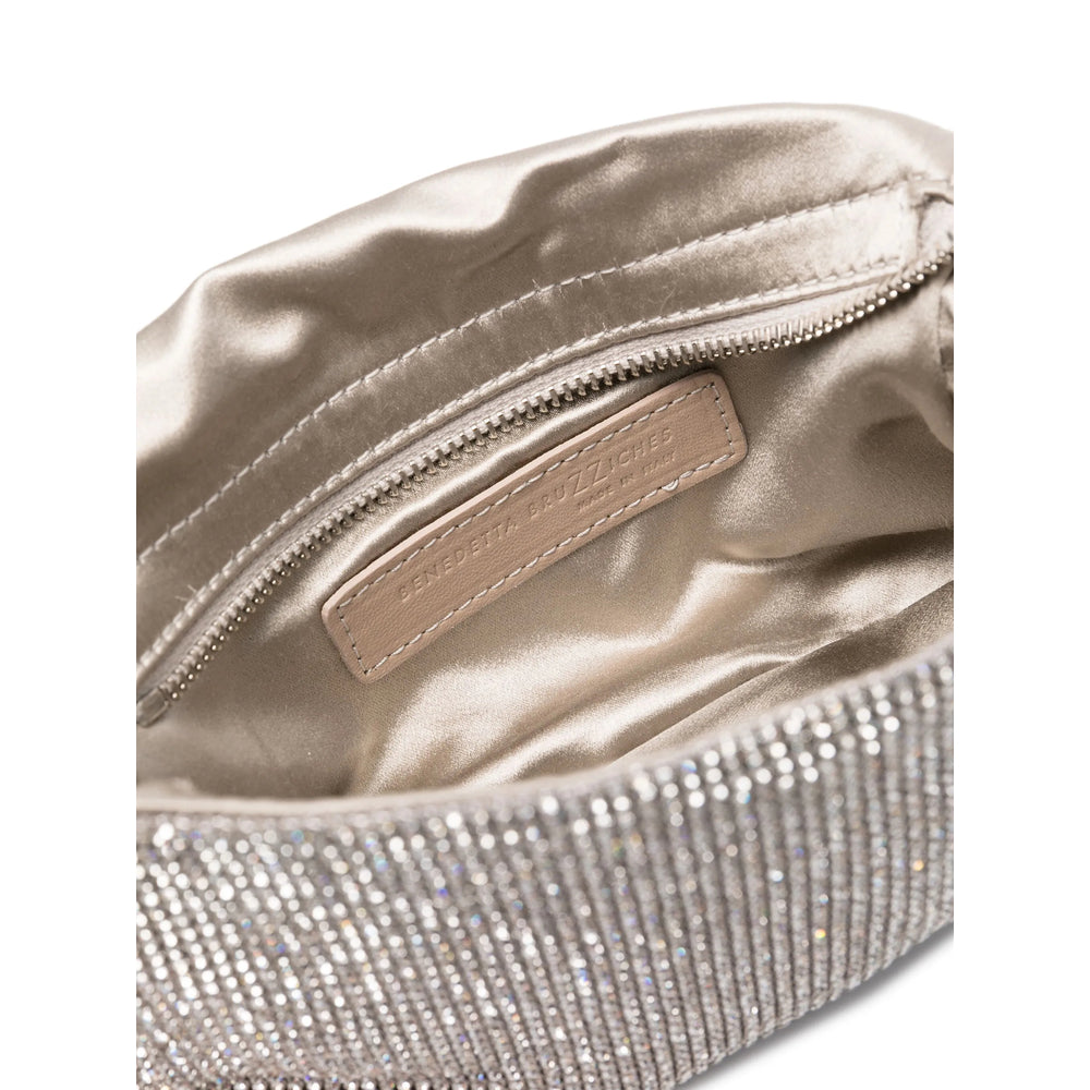 Silver Strap Satin Shawl