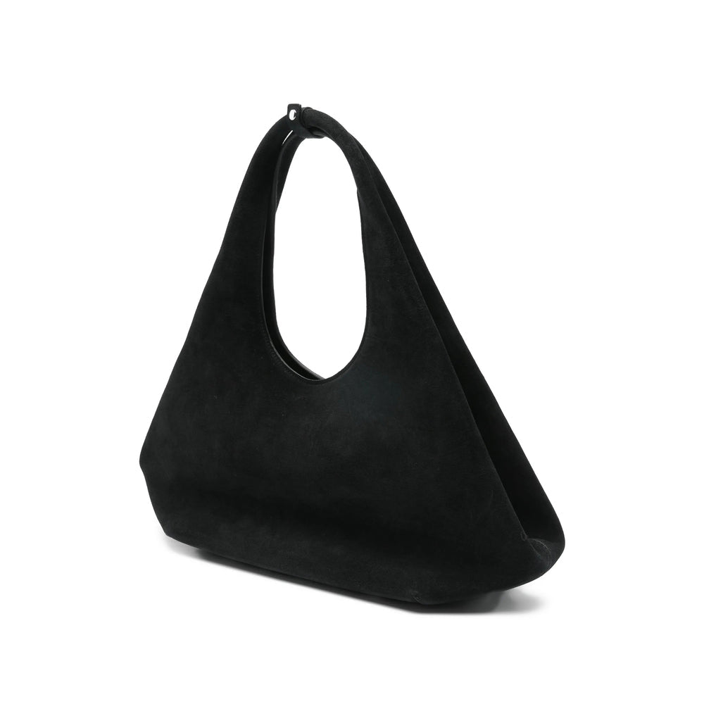 Calf Suede Top Handle