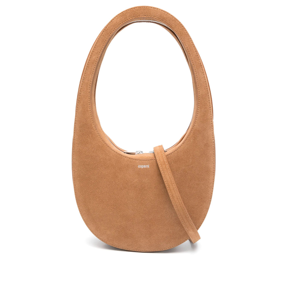 Camel Brown Two-way Zip Bag