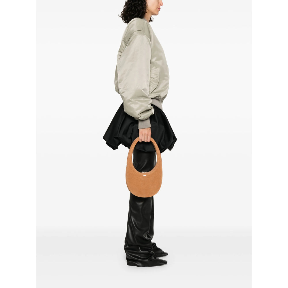 Camel Brown Two-way Zip Bag