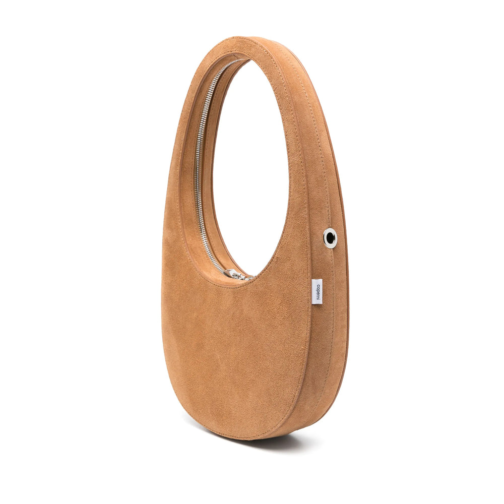 Camel Brown Two-way Zip Bag