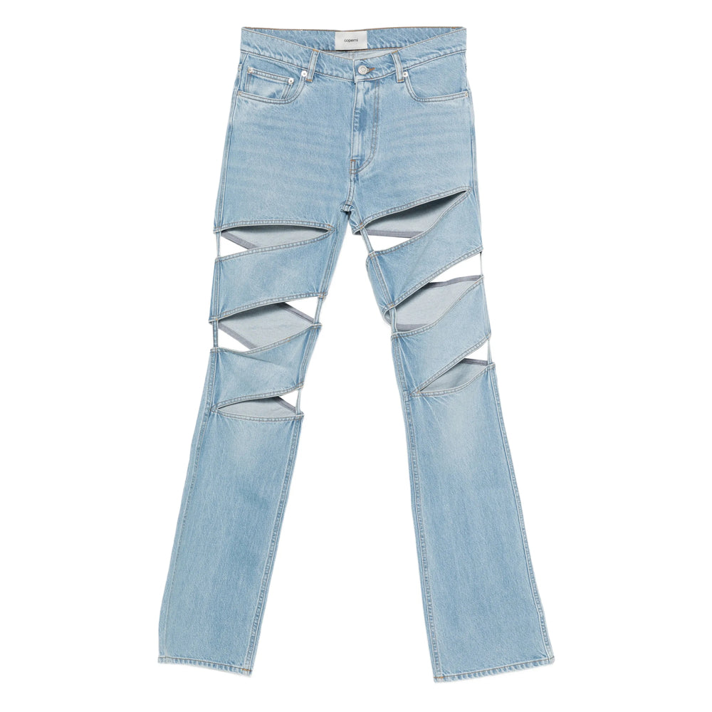 Blue Denim Cut-away Jacket