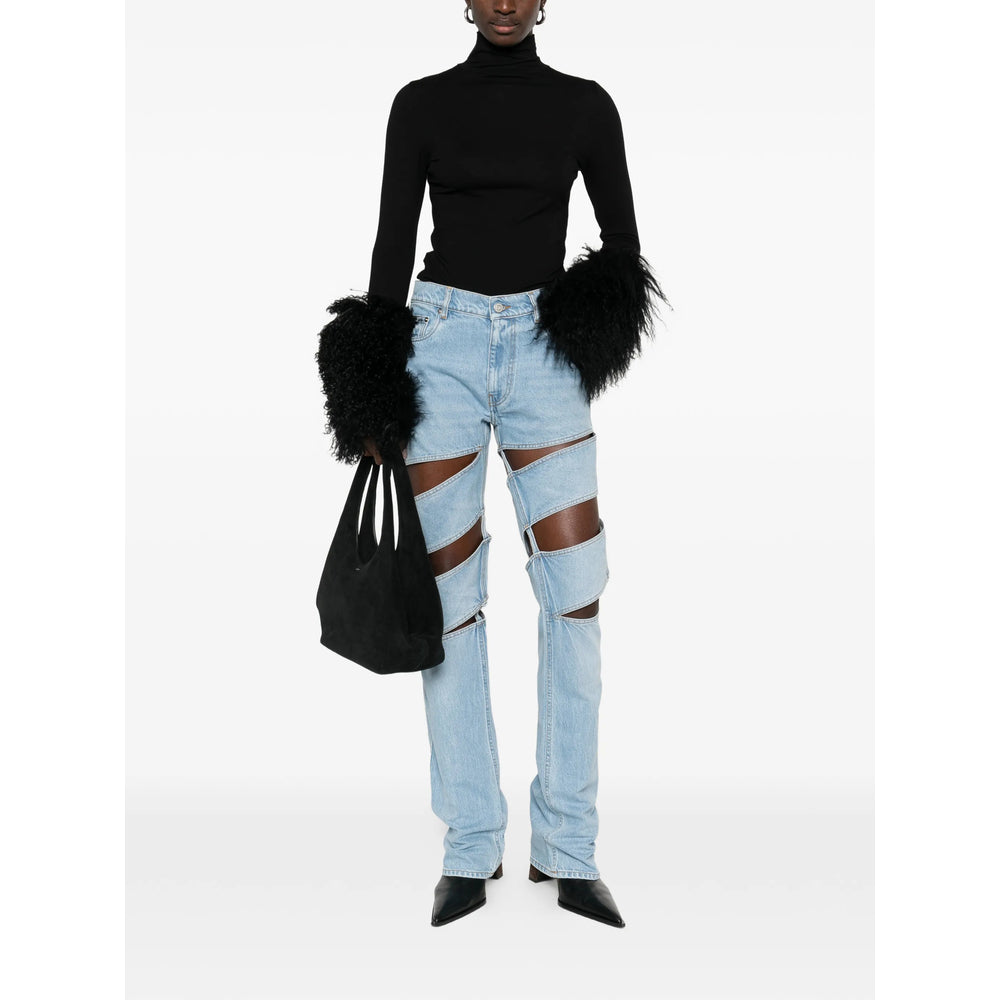 Blue Denim Cut-away Jacket