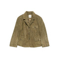 Goat Suede Button Jacket
