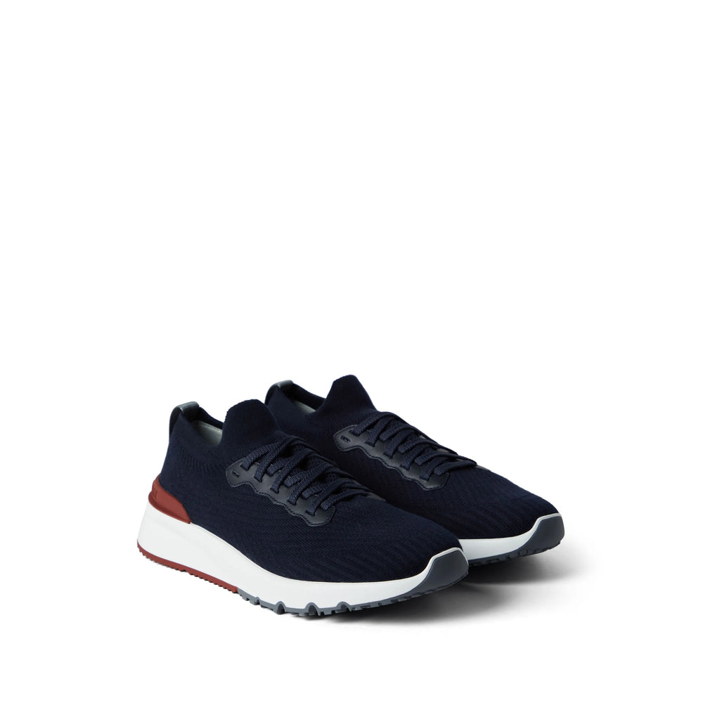 Blue Red Mesh Runner