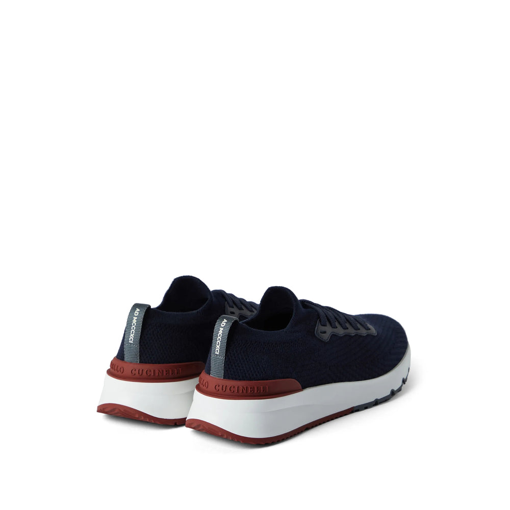 Blue Red Mesh Runner