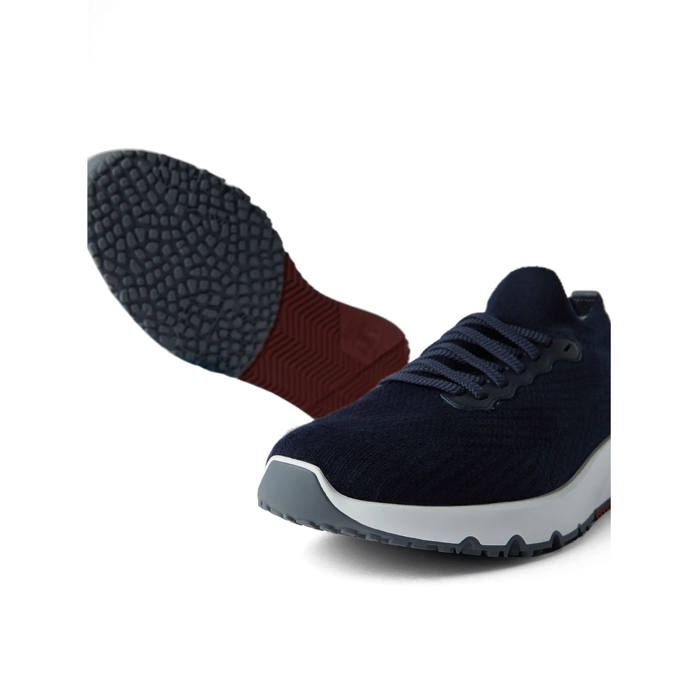 Blue Red Mesh Runner