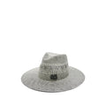 White Black Pattern Sun Hat