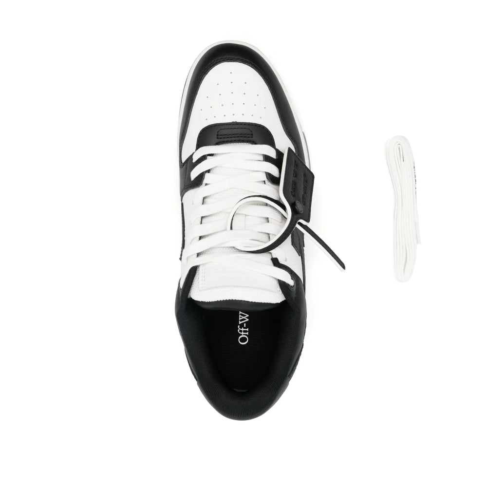 Black Leather Zip Tie Panel