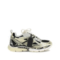 Beige Panel Mesh Sneaker