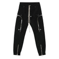 Organic Cotton Drawstring Pant With Zip Detail